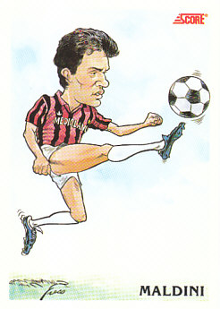 Paolo Maldini A.C. Milan Score 92 Seria A #352